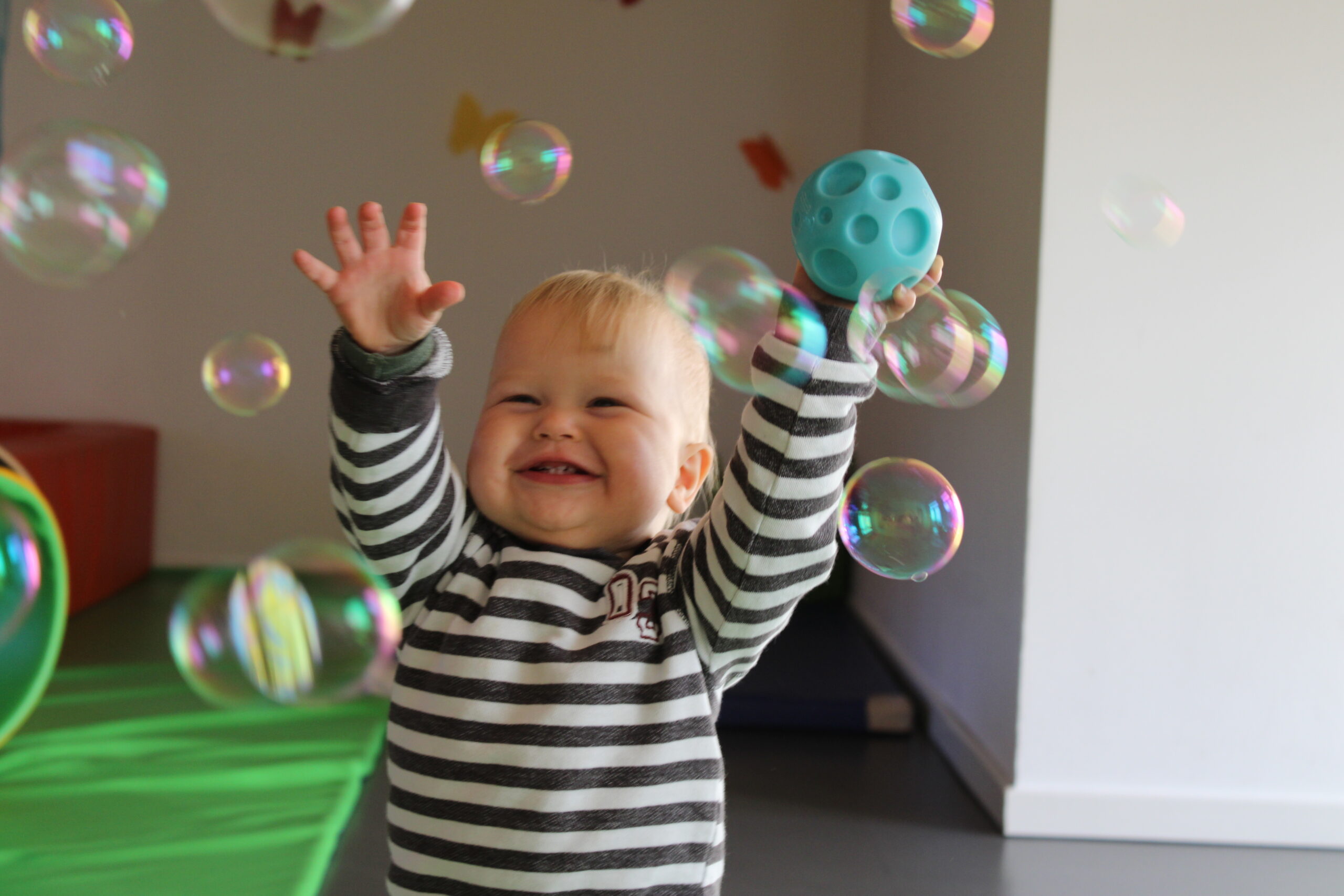 Kinder im U3-Bereich der Kita Malesfelsen