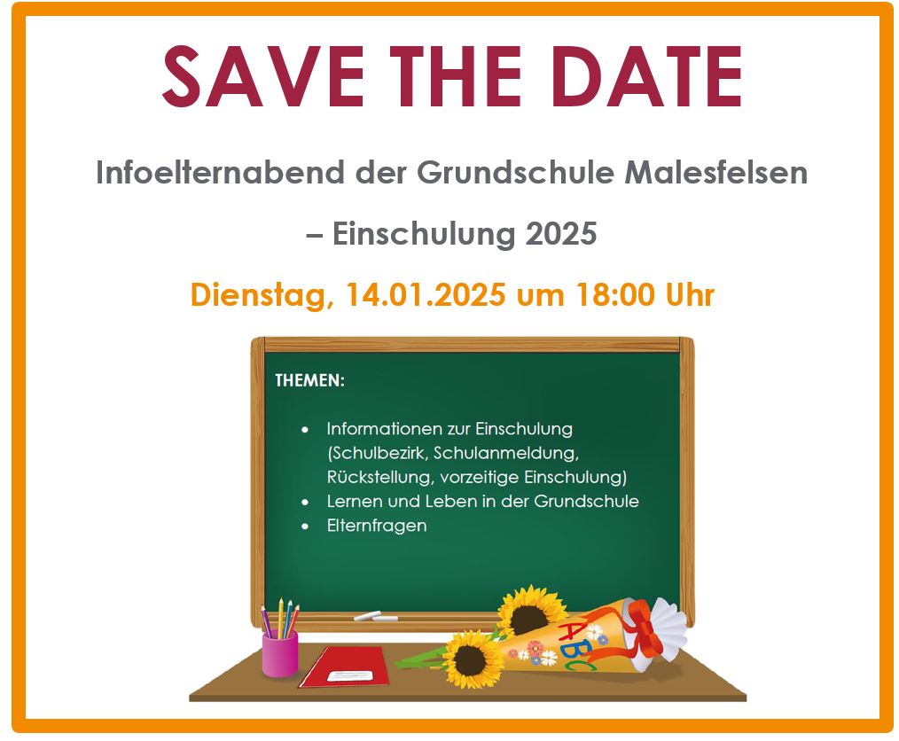 Save the Date_Schule